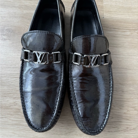 Authentic Mens Louis Vuitton  Monte Carlo shoes Loafers Size‎ 10 Moccasin - Picture 1 of 6